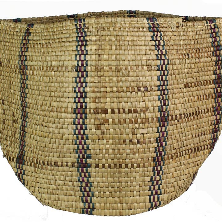 Vintage Woven Flexible Tote Style Grass Basket for wholesale by The Niger Bend