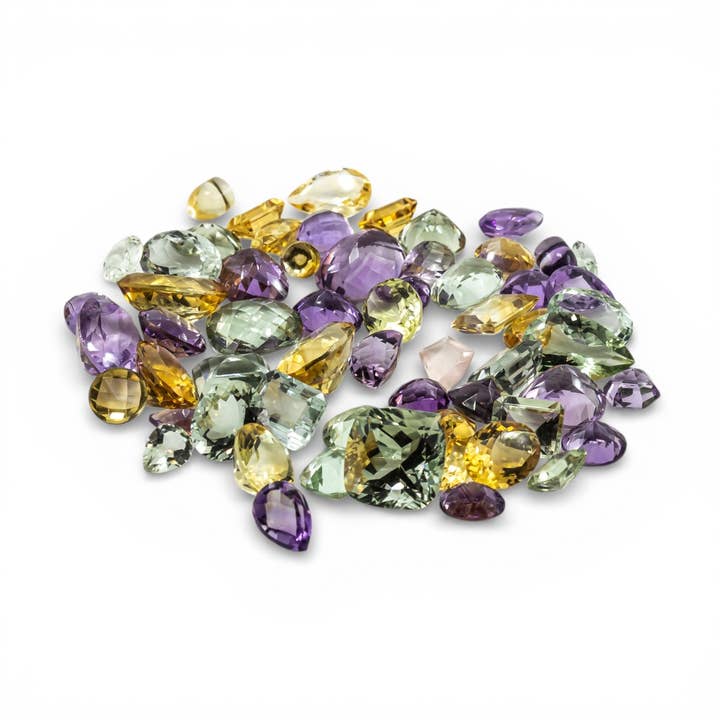 Halbedelsteine facettiert 30 Karat Los für den Großhandel von Quasar Gems USA