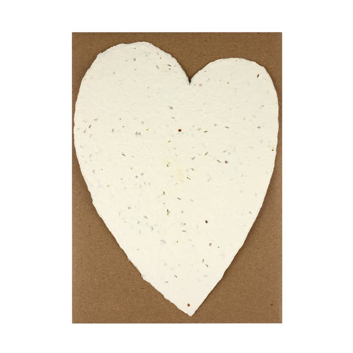 Graines Grand Coeur en Papier Main pour la vente par Oblation Papers & Press