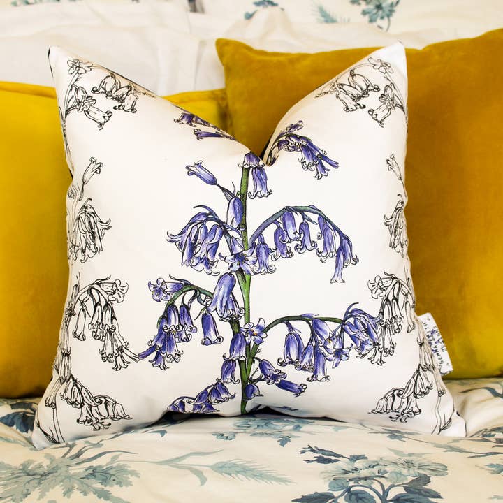 Cojín Bluebells para venta al por mayor de Gemma Keith Designs