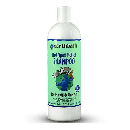 Shampooing Soulagement des points chauds Earthbath 16 oz pour la vente par King Wholesale Pet Goods