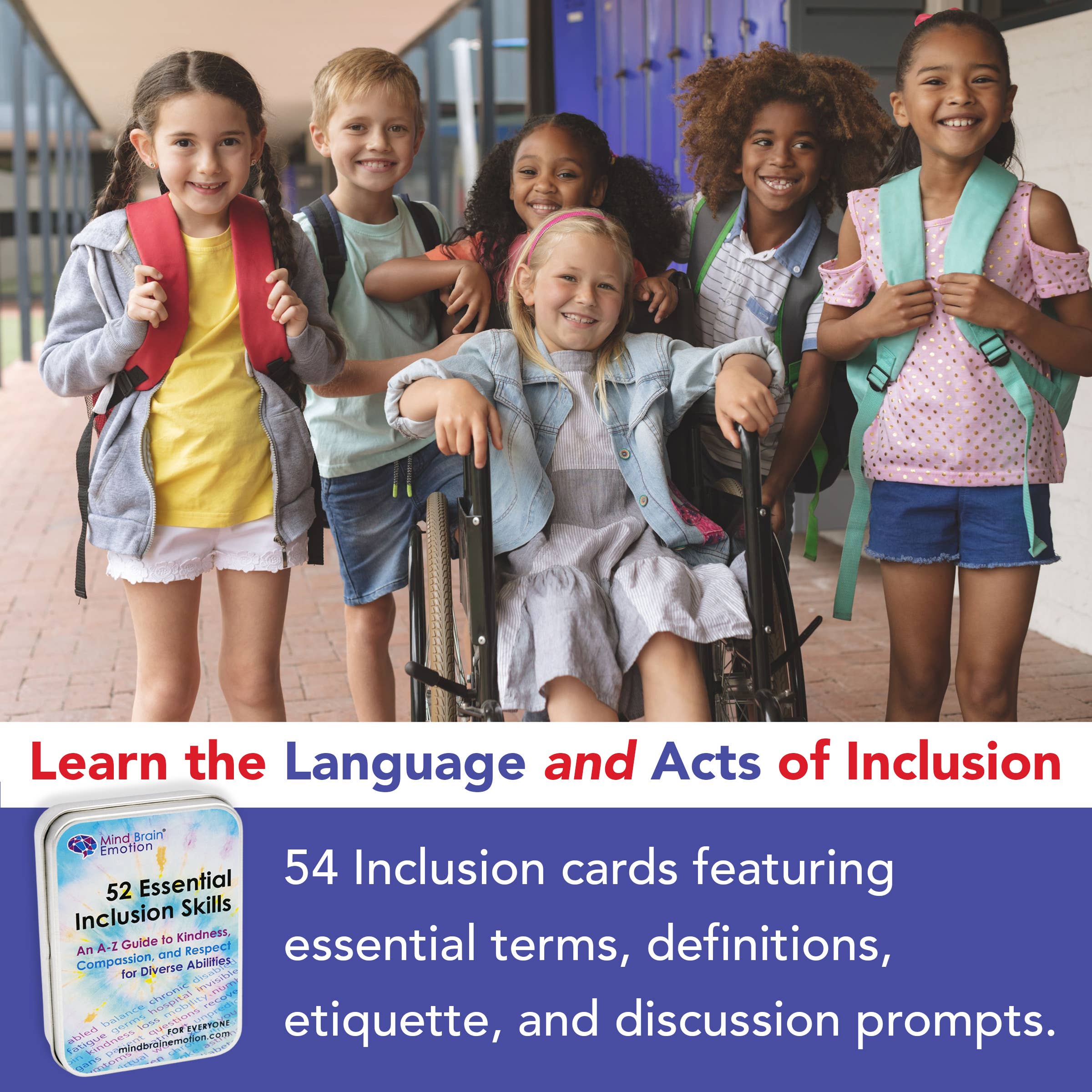 Mind Brain Emotion - Wholesale Card Game - 52 Essential Inclusion Skills2