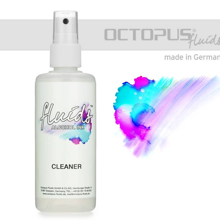 Octopus Concept GmbH - Venta al por mayor Material para manualidades - Líquidos Alcohol Ink Cleaner, solución limpiadora para tinta