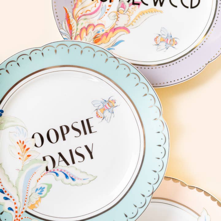 Yvonne Ellen - Wholesale Dinner Plate - Yvonne Ellen Floral Tea Plates (set Of 4)2