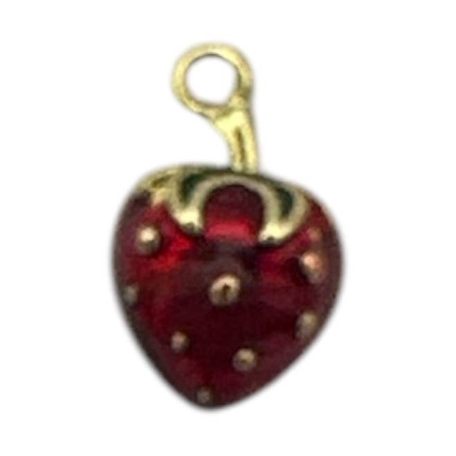 Charme de morango por atacado de Parker J Jewelry & Charm Bar