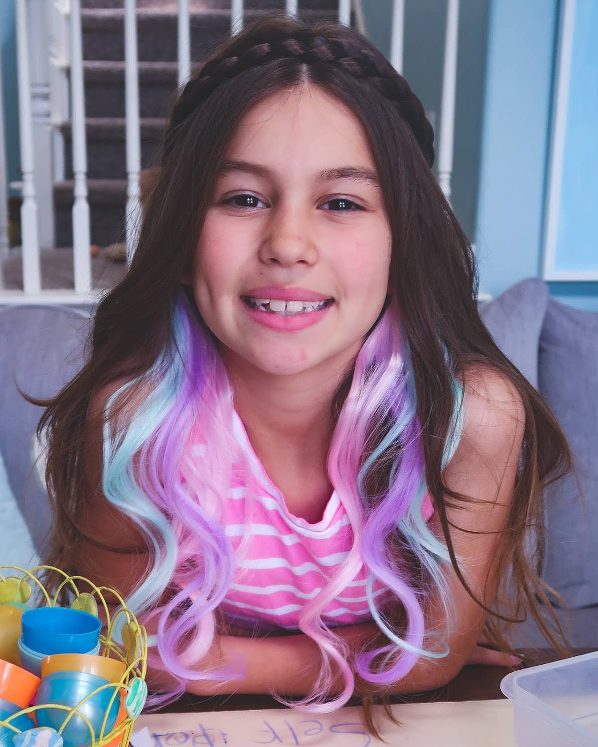 Magic Manes – wholesale Hårförlängningar – PASTELL LOCKAR 6 PACK CLIP-IN HÅRFÖRLÄNGNINGAR3