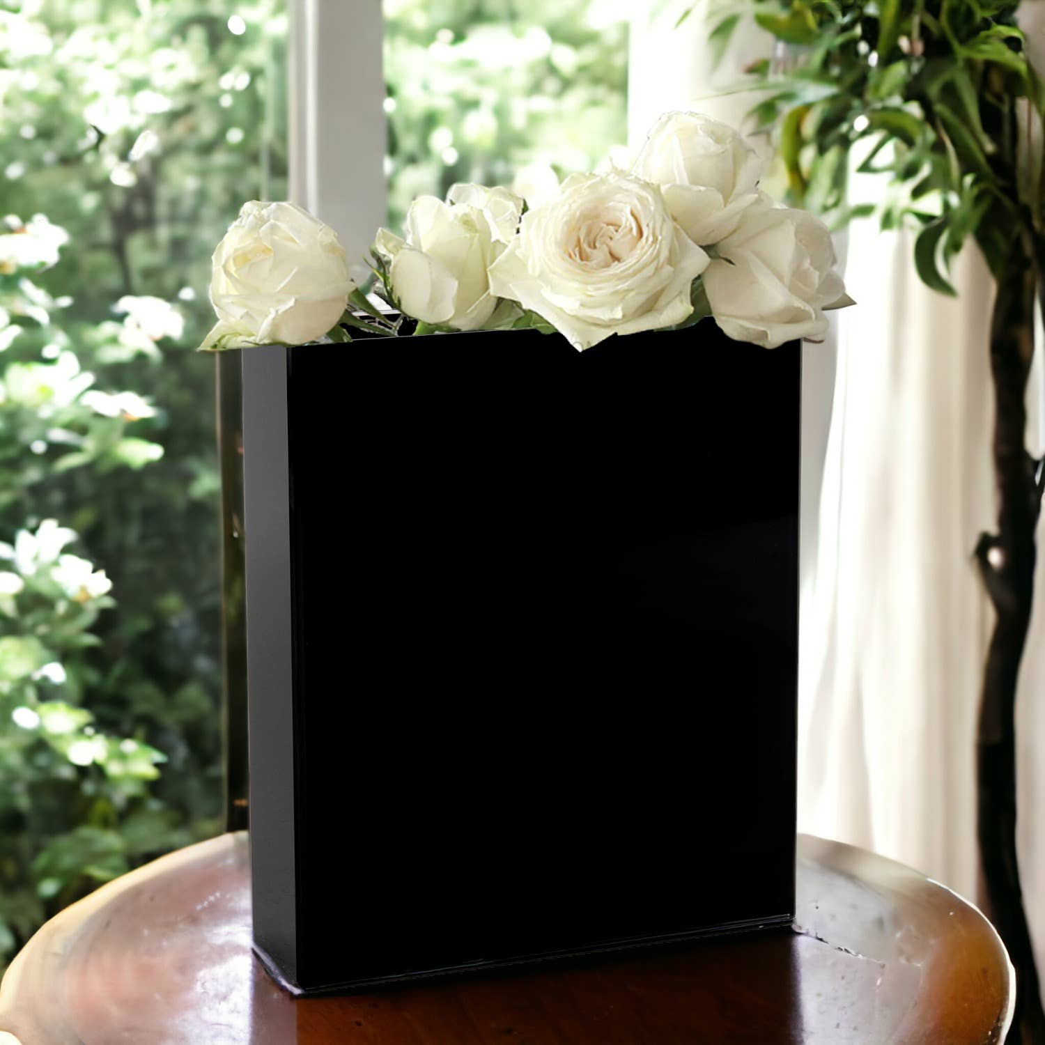 Vasesource - Vente Vases - Vase en verre rectangulaire (VRC18312)1