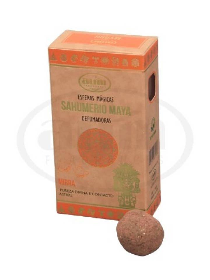 Sfere magiche Myrrh Smoky per la vendita all'ingrosso da parte di AUM Fragrances