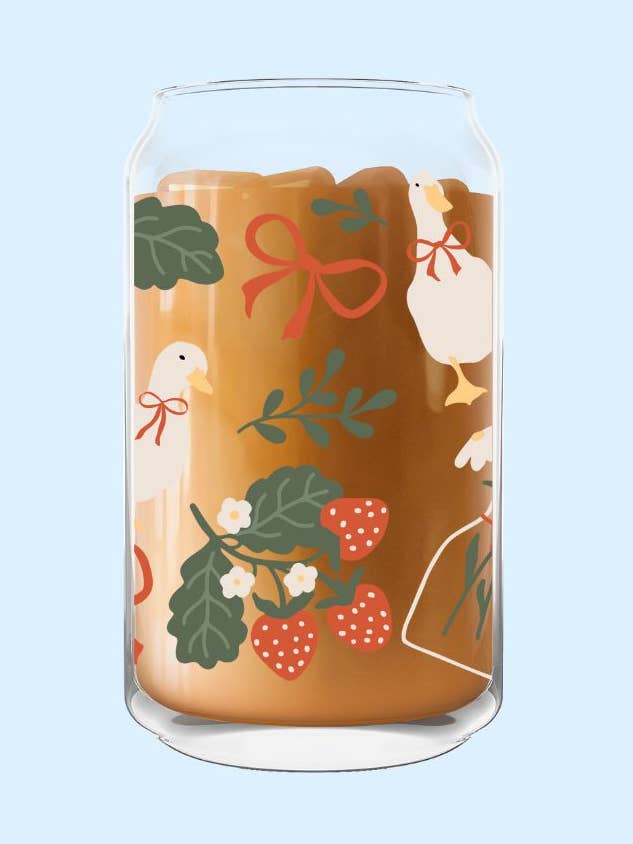 Glazen blikje met cottagekern voor wholesale door Melting Hearts Co