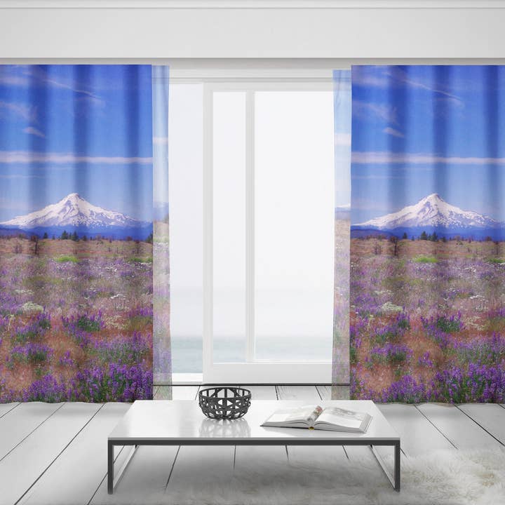 Tende per finestre Mt Hood Oregon, 50 x 84 cm, trasparenti o oscuranti per la vendita all'ingrosso da parte di lostkatphoto