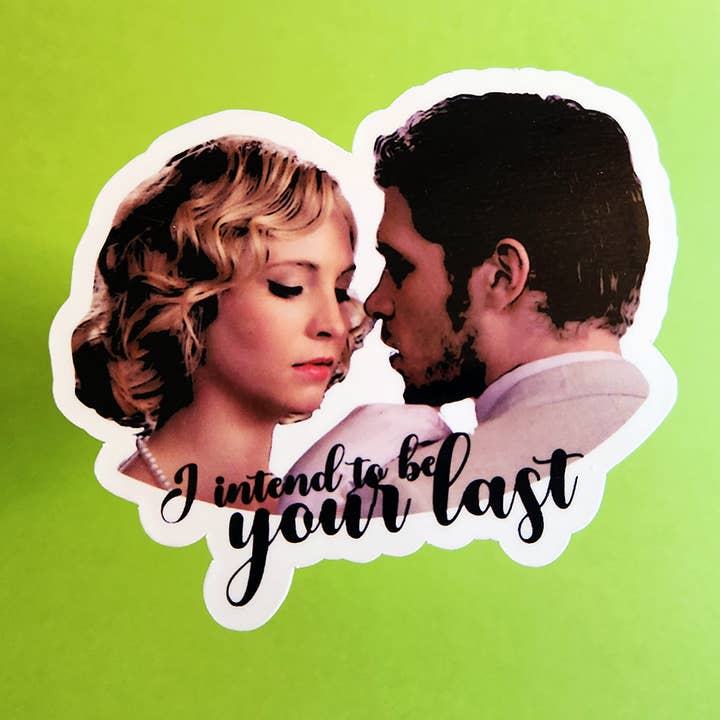 The Gilded Prose - Wholesale Sticker - The Vampire Diaries Klaus Mikaelson/Caroline Forbes Sticker
