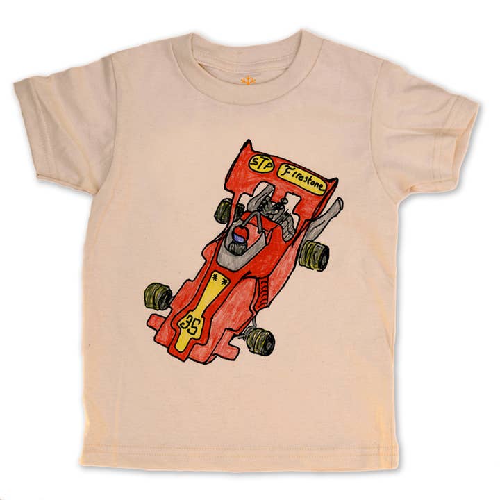 Race Car - T-shirt biologique à manches longues pour enfants pour la vente par orangeheat