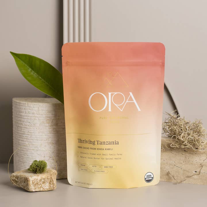 Ora Cacao - Wholesale Hot Cocoa Mix/Kit - Thriving Tanzania 100% Cacao - Organic Ceremonial Chocolate