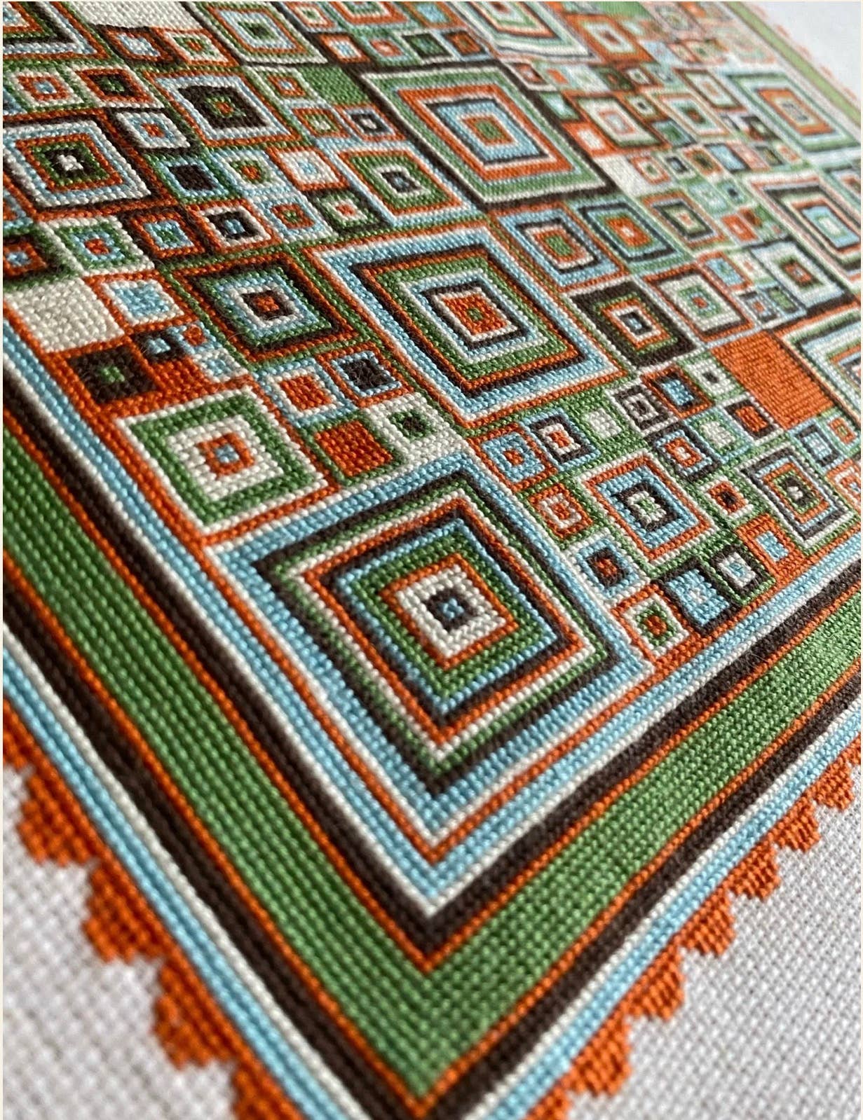 Mindfulnice - Wholesale DIY Craft Kit - Granny Square Counted Cross Stitch Pattern with Instructions8