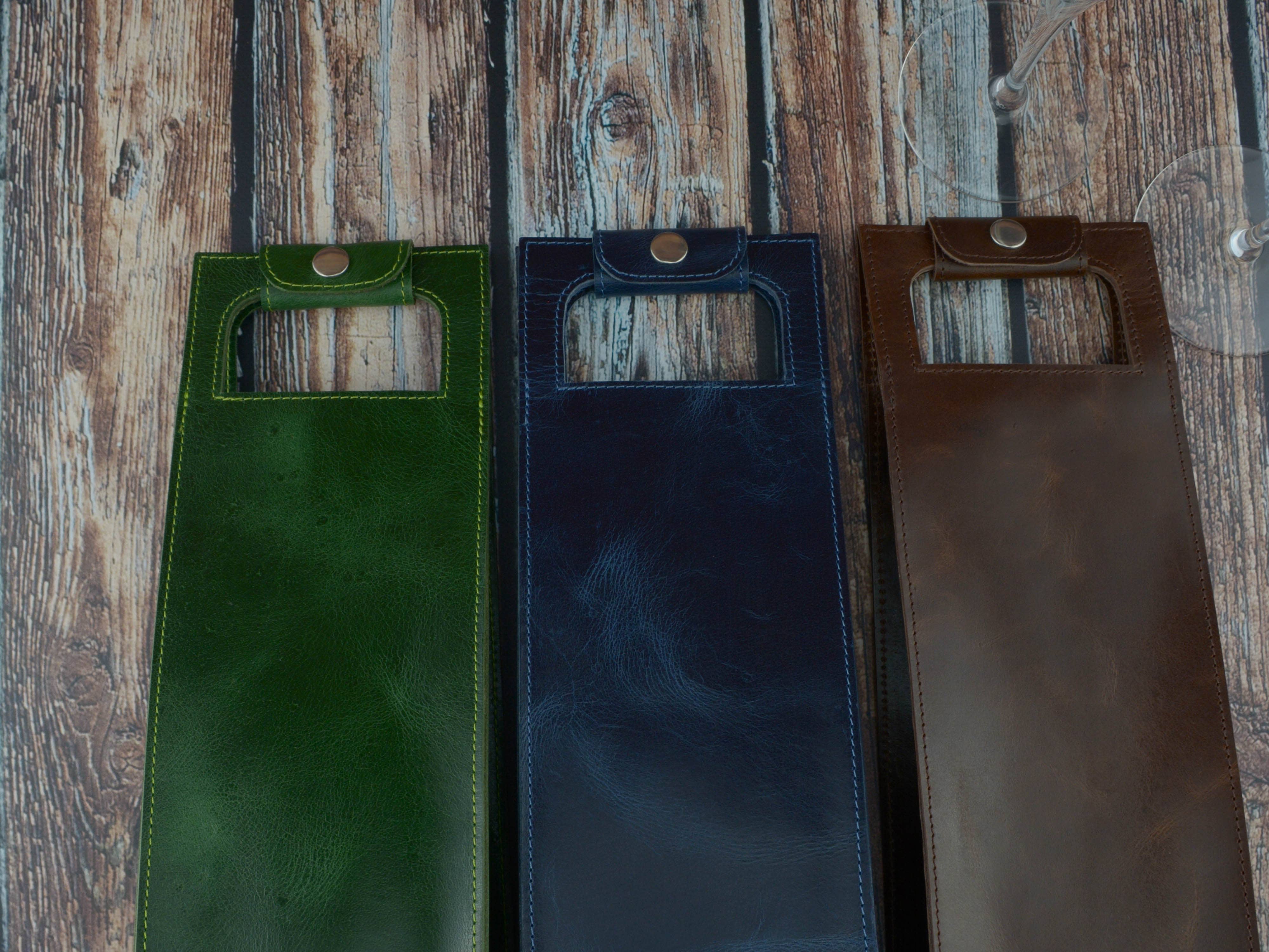 Exclusive Art Inc – Engroshandel Vinkuffert – Premium Læder Vin Carrier Enkelt-flaske Vin Tote/cover9