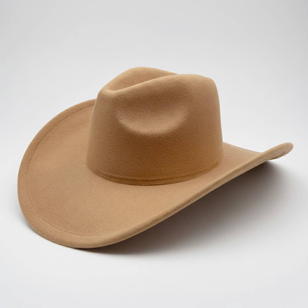 Sensibling Corp. - Wholesale Cowboy Hat - Women's - Faux Suede Western Cowboy Fedora Hat6