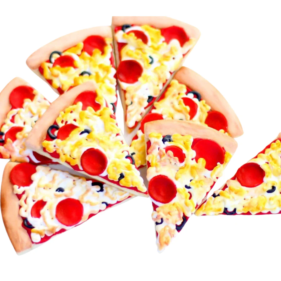 Sweet Sanctions LLC - Wholesale Cookie - Pizza Slice Cookies0