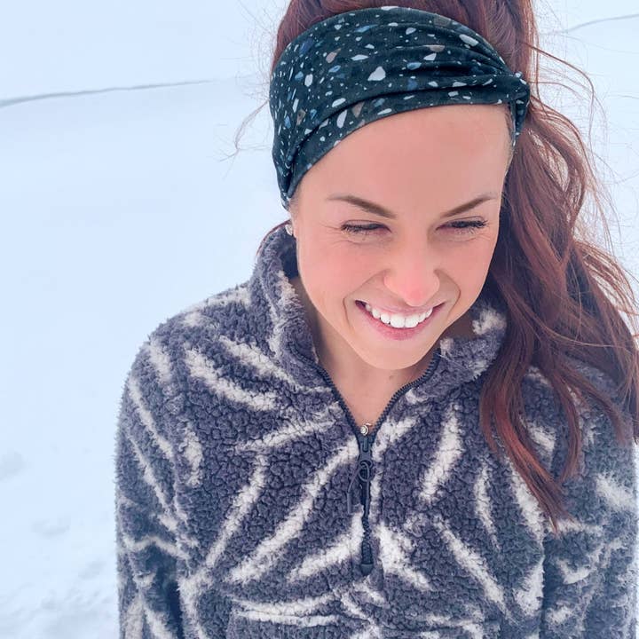 Diamond Beach Terrazzo for wholesale by Lilac Market Headbands