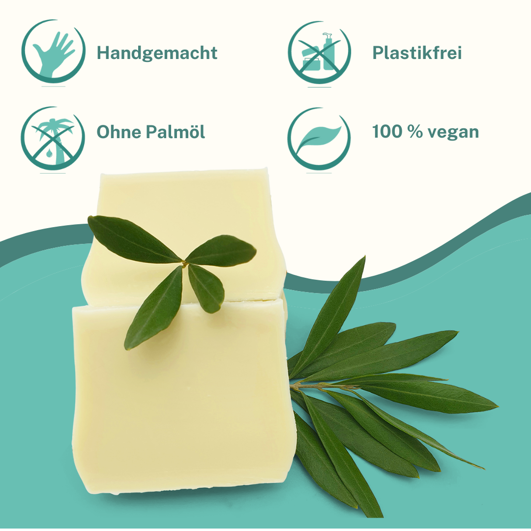Kleine Auszeit Manufaktur - Wholesale Bar Soap - OLIVE OIL SOAP - PURE, WITHOUT FRAGRANCE OR COLOR2