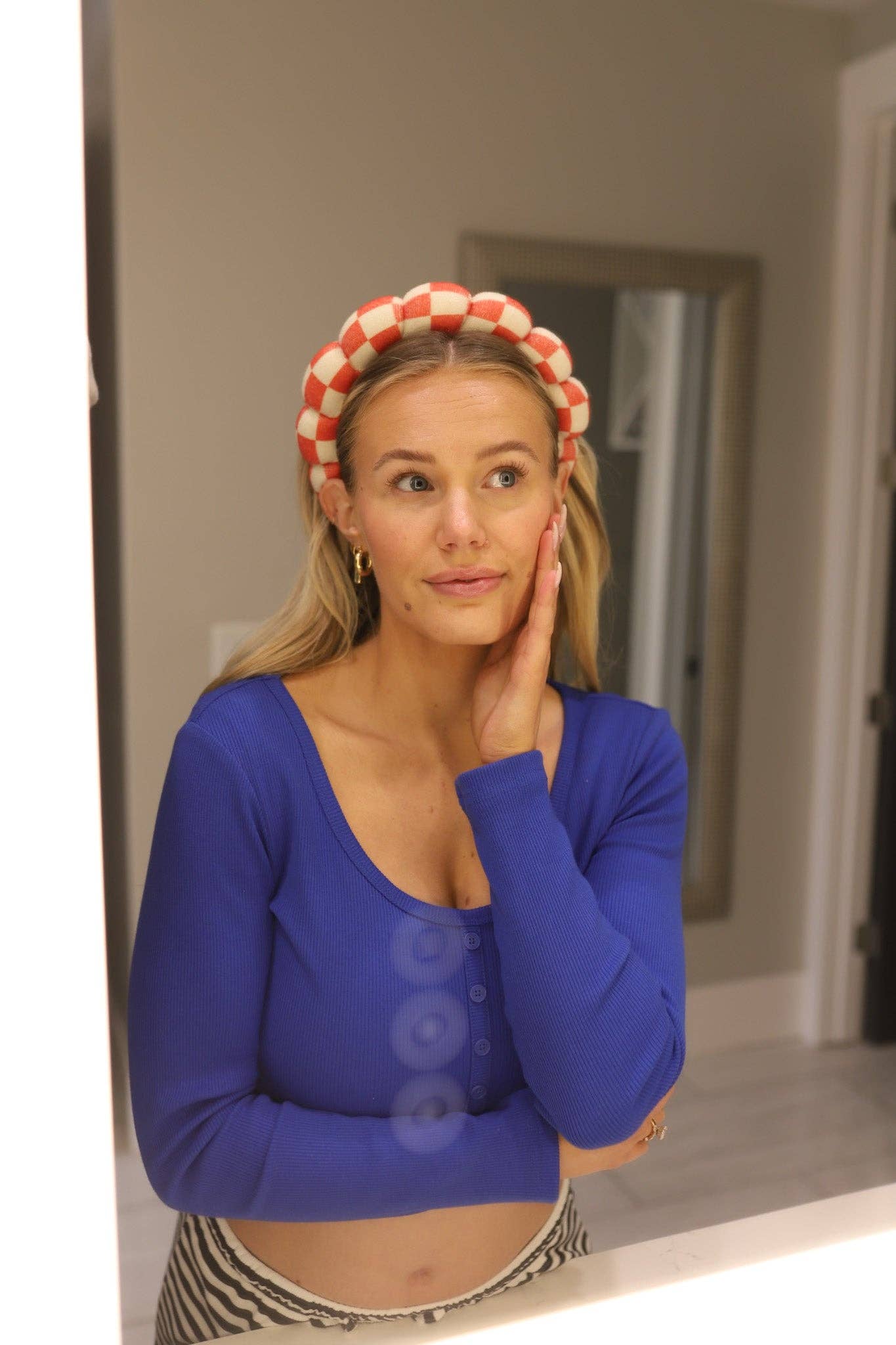 KAXI - Vente Bandeau pour le spa - Ensemble bandeau + bracelet "Get Ready with Me"1