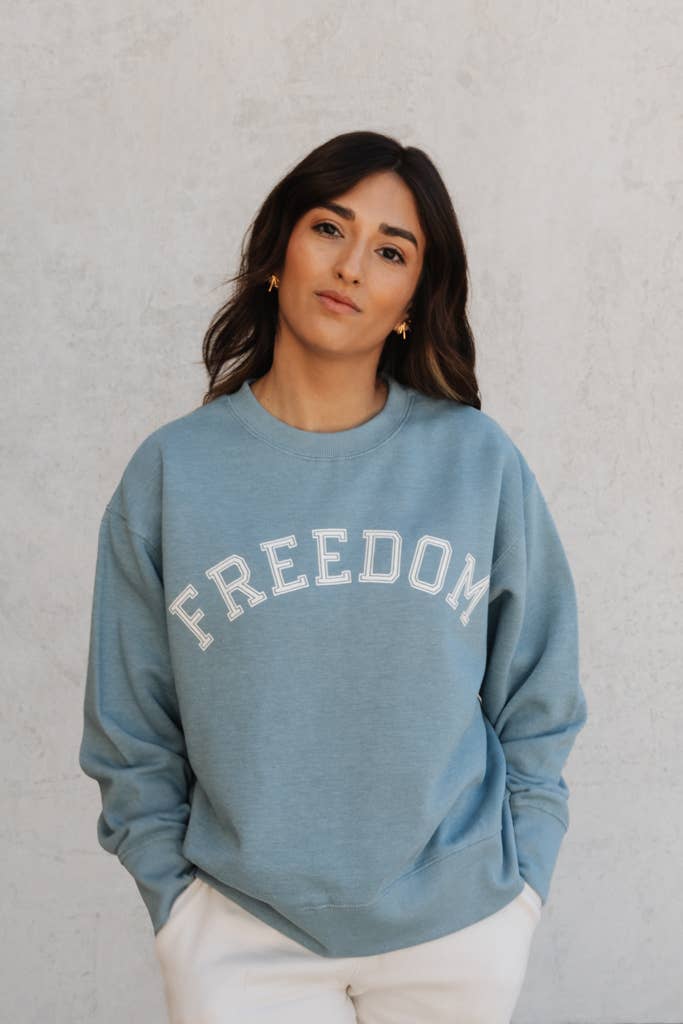 Crowned Free - Wholesale Graphic Sweatshirt - Women's - Freedom Sweatshirt 5