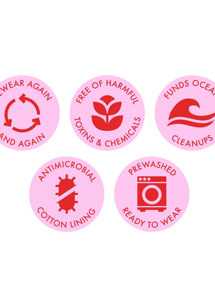 Panic Panties - Wholesale Underwear - Women's - Everyday Stretch Thong - Panic Panties Essentials5