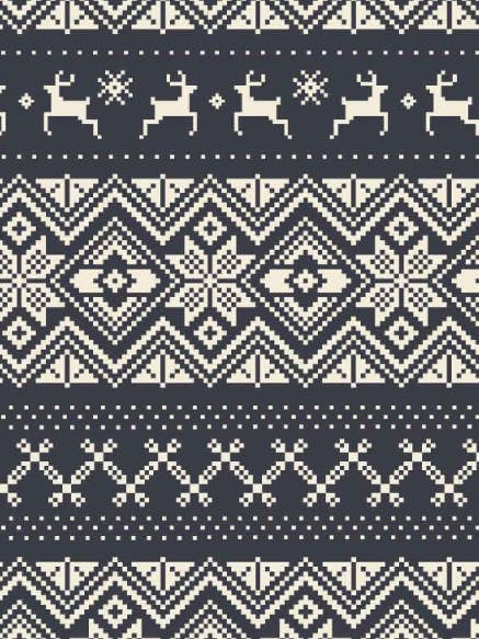 Colored Organics - Wholesale Sleepsuit - Baby - Baby Peyton Footed Sleeper - Fairisle / Navy