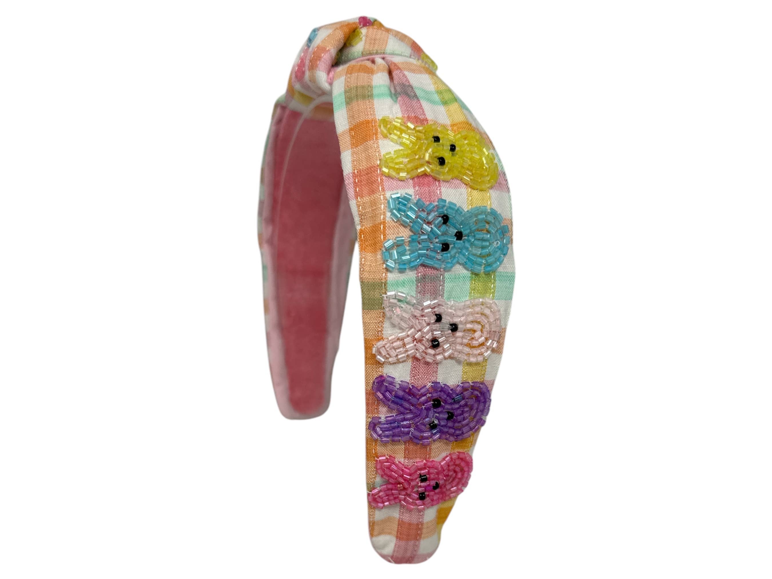 Golden Lily - Wholesale Fashion Headband - Women's - Easter Headband - Plaid Peeps