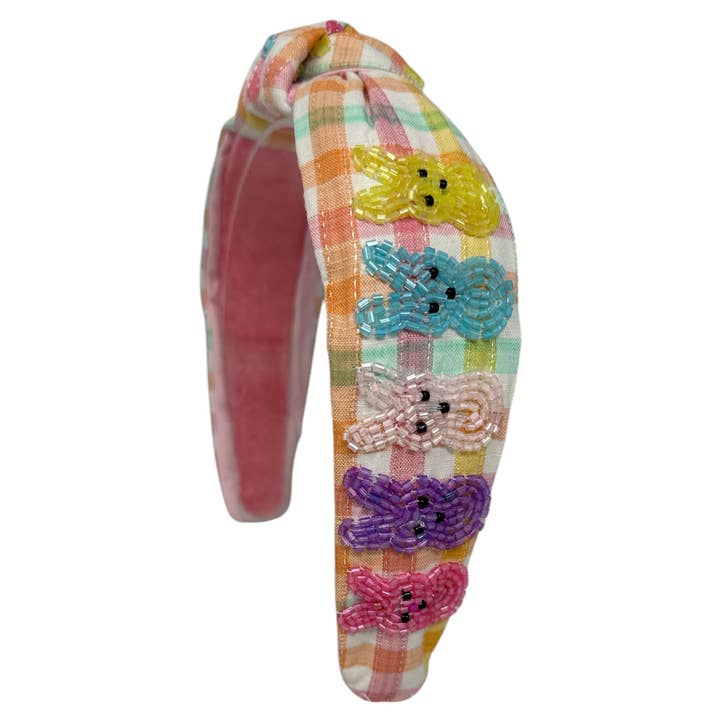 Golden Lily - Wholesale Fashion Headband - Women's - Easter Headband - Plaid Peeps0