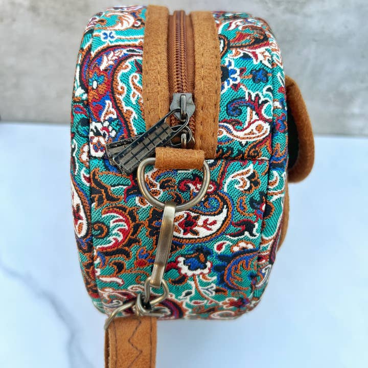 Gypsy Soul - Wholesale Crossbody Bag - Women's - Paisley Bohemian Crossbody Chic Purse - Assortment of 8 Pcs8