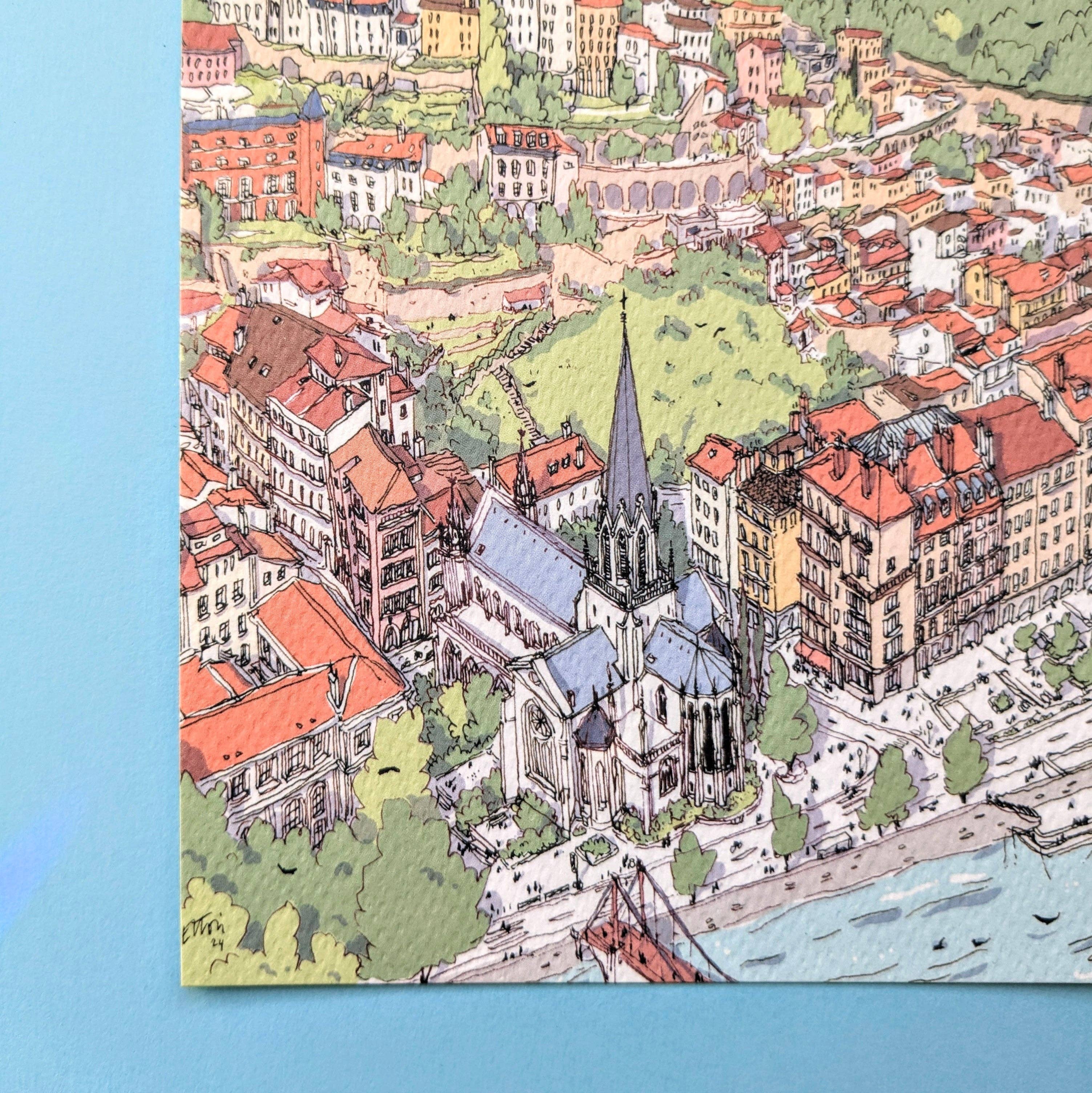 EMILIE ETTORI ILLUSTRATION - Wholesale Art Print - St Georges6