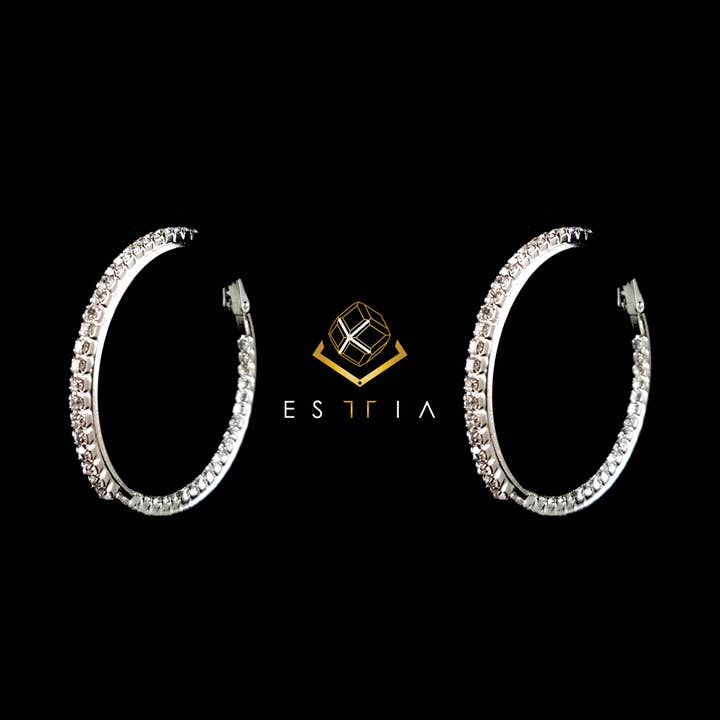 Single Line Circle cubic Hoop (SL4) for wholesale by Esttia