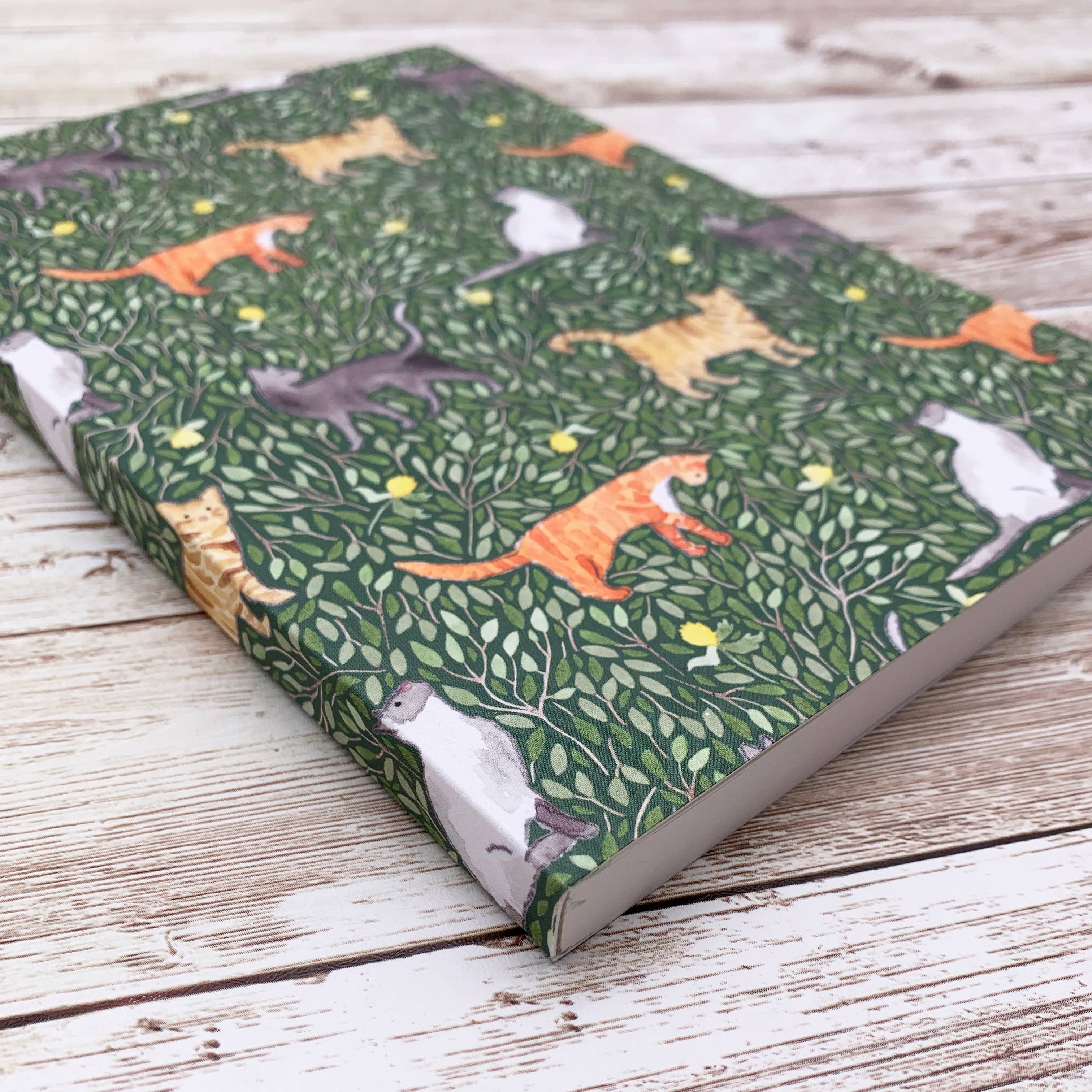 Samantha Hall Designs - Wholesale Notebook - Cat A5 Lined Notebook1