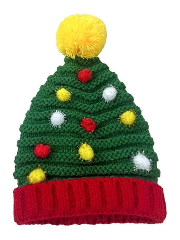 ( #079 ) CHRISTMAS THEME KNITTED SANTA HAT for wholesale by Jewelry Max