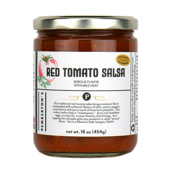 Pemberton's Red Tomato Salsa for wholesale by Pemberton's Gourmet Foods