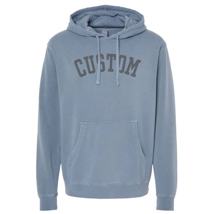 Jupmode - Wholesale Hoodie - Unisex - Custom Puff Print Tone on Tone Hoodie14