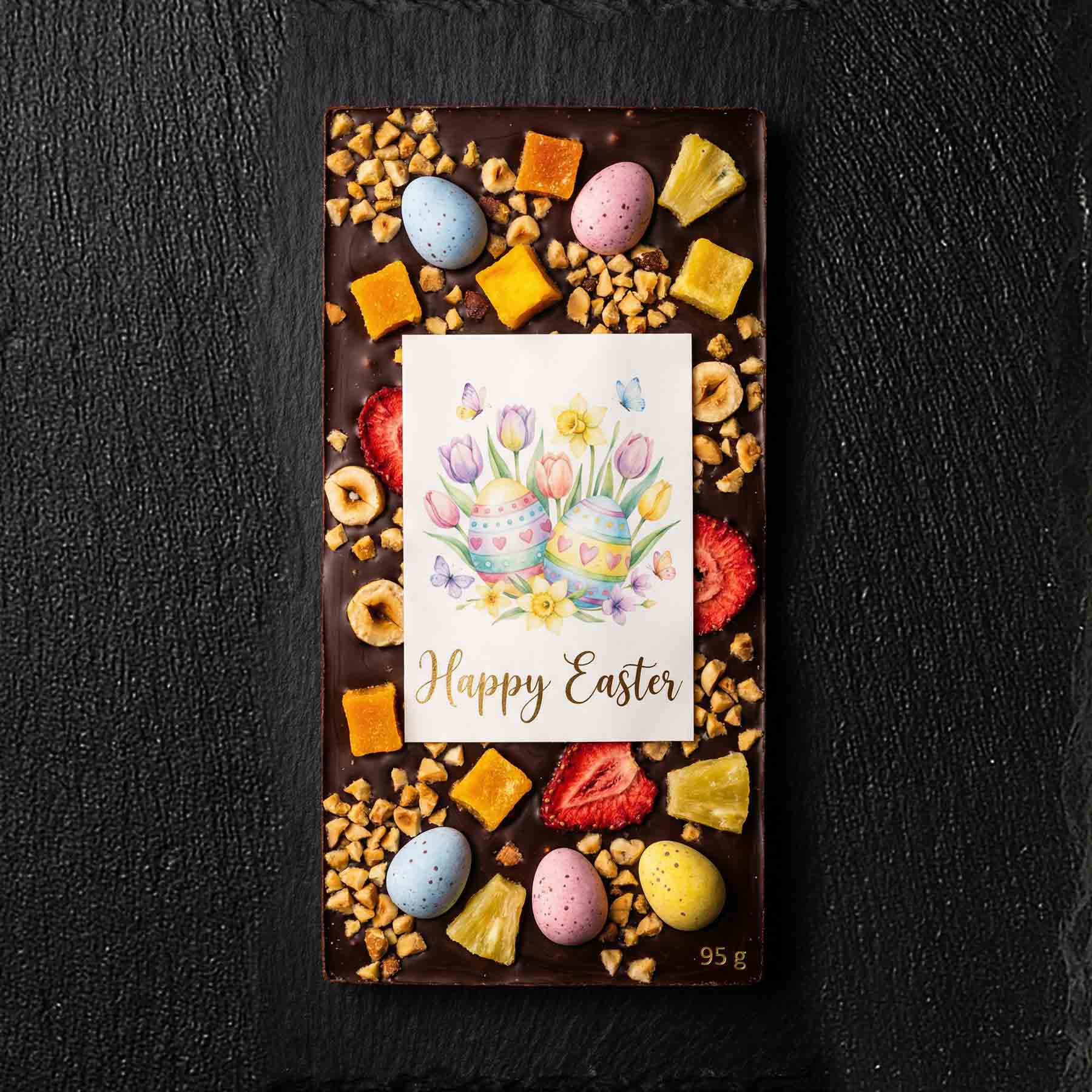 Ritonka ...made with love - Wholesale Chocolate - PREMIUM Dark Chocolate Easter - Happy Easter 95g1