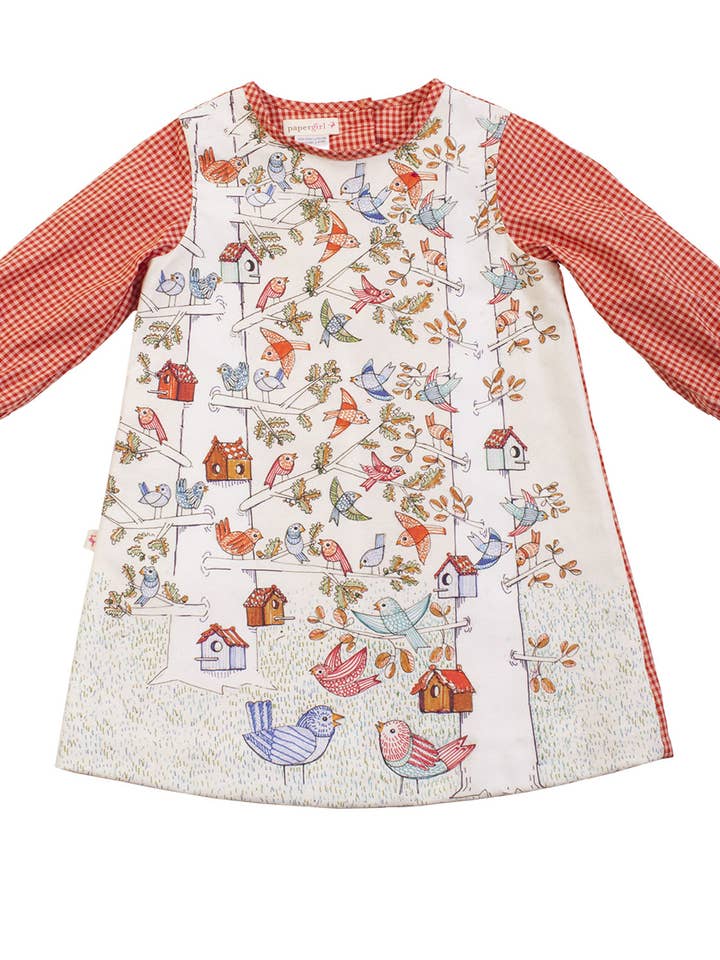 The Cuckoo Wood A-Dress for wholesale by PaperGirl Collection