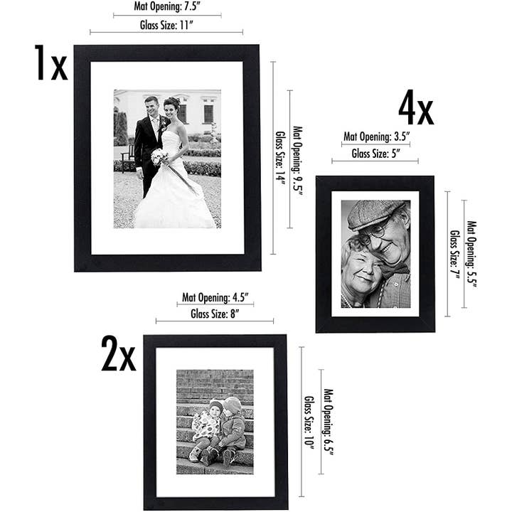 Americanflat - Wholesale Picture Frame - Americanflat Gallery Wall Frame Set (7 Pack)1