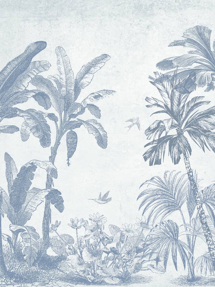 Tropisk vægmaleri for engroshandel hos PIPAPEL