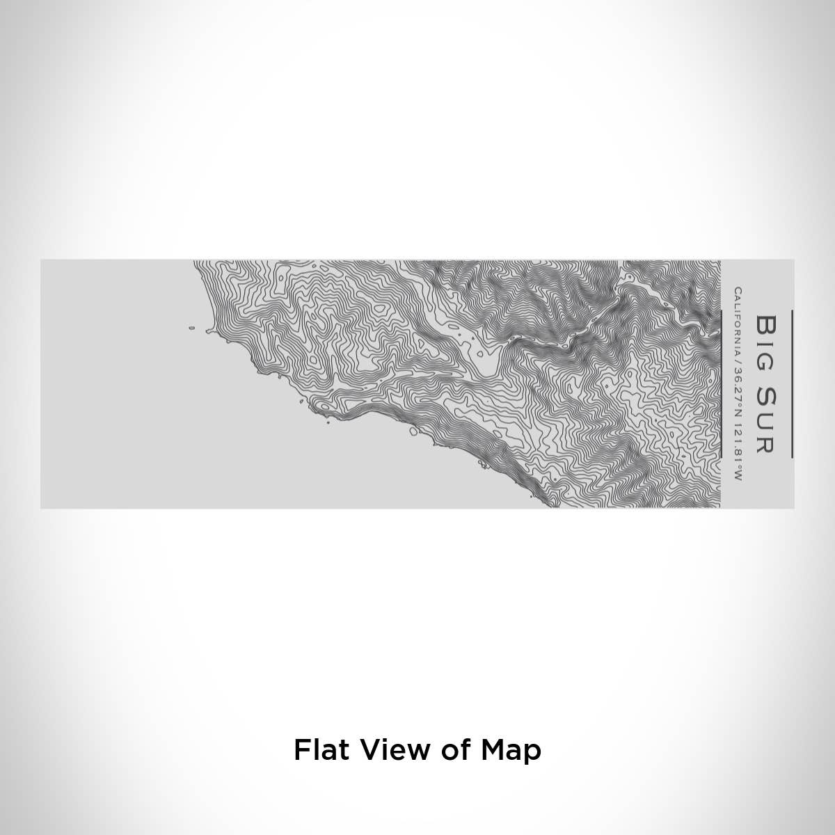 JACE.design - Vendita all'ingrosso Bicchiere/tazza termica - Big Sur CA - Tazza termica con mappa topografica1