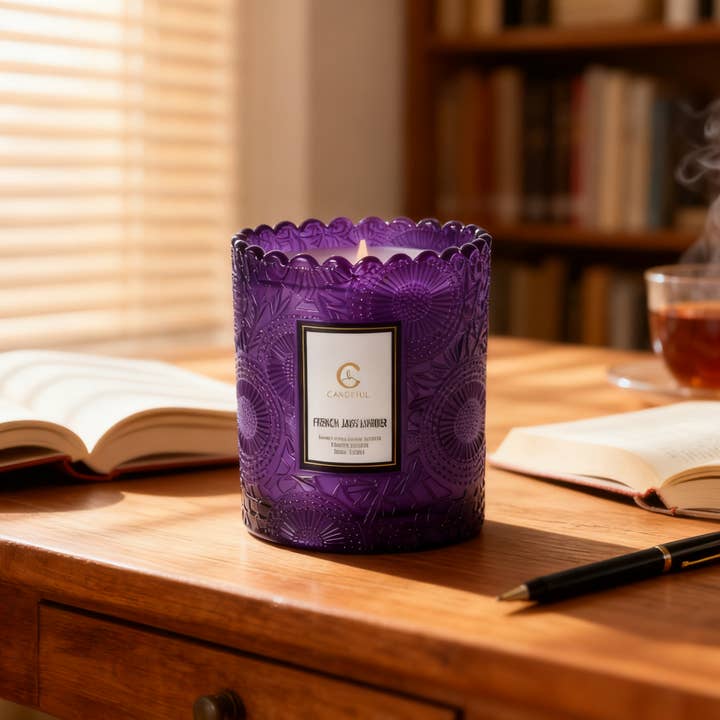 Vegas Candle - Wholesale Jar/Filled Candle - 7.2OZ Taroko Soy Candle – Goji Berry & Mango Fusion8