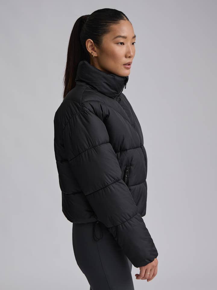 NVLT - Wholesale Puffer Jacket - Women's - Y4729NVL - CIRE CROP PADDED PUFFER5