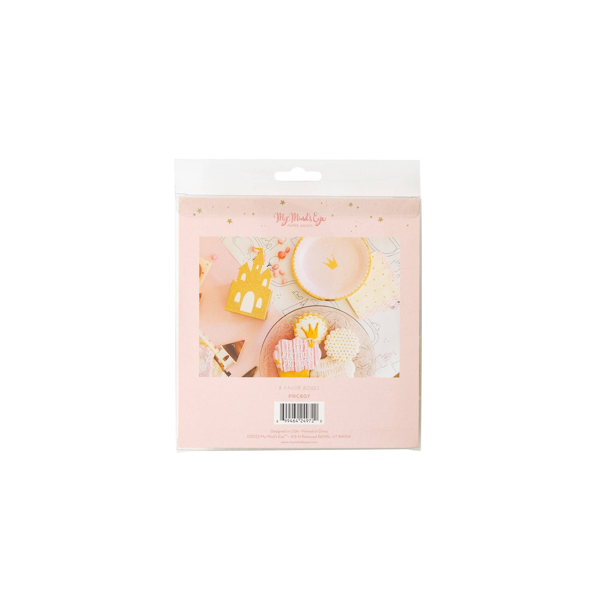 My Mind’s Eye - Wholesale Party Favor Bag/Box - PRC807 -  Princess Castle Favor Boxes2