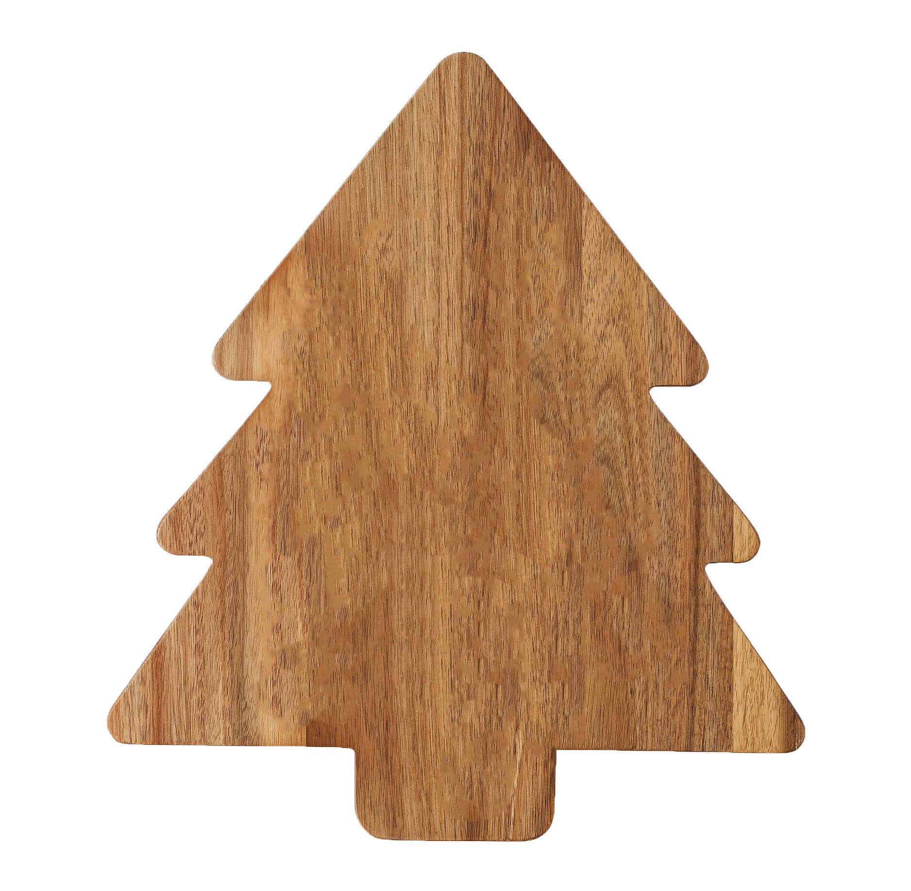 UBERSTAR - Wholesale Cheese Board - Charcuter-Tree Christmas Serving Board - Natural Acacia0