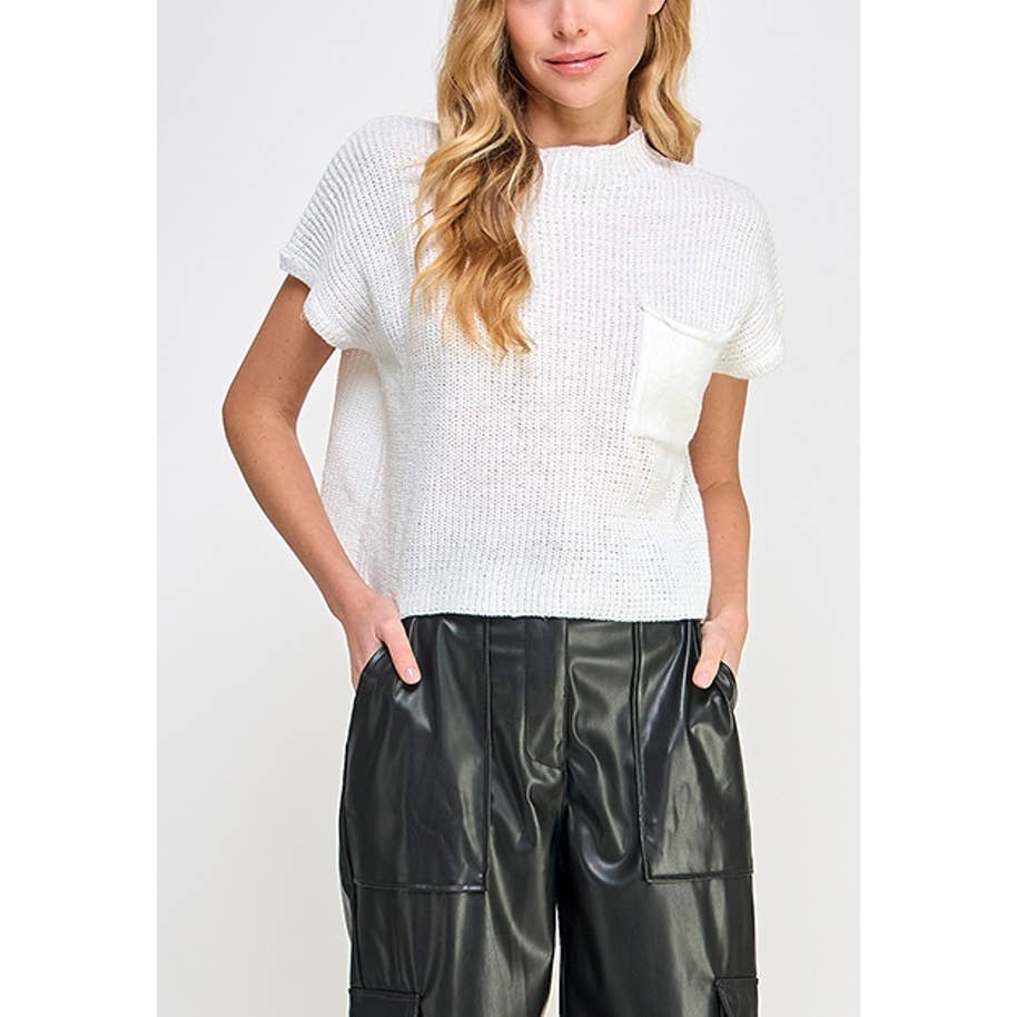 Coloring You - Wholesale Knit Sweater - Women's - FSG-TP8847-8 DROP SHOULDER RIB-KNIT SWEATER TOP18