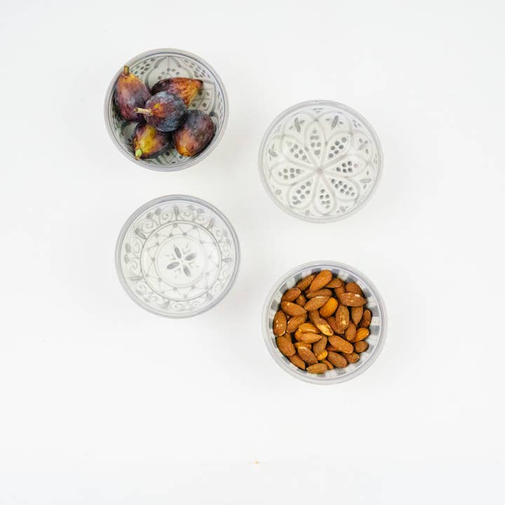 atelierBOEMIA - Wholesale Decorative Plate/Dish/Bowl - Safi Ceramic Tapas Bowls - Set of 4 Patterns10