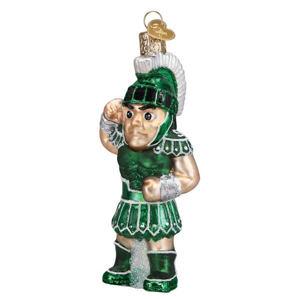 Old World Christmas - Wholesale Ornament - Michigan State Sparty Ornament4