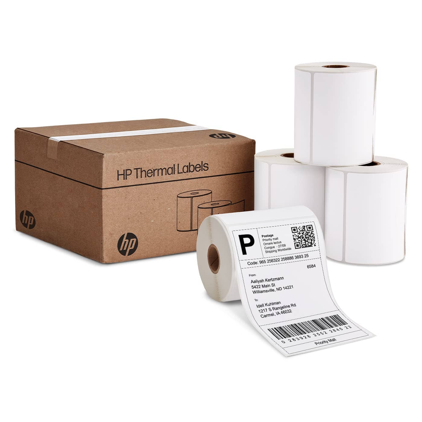 HP - Wholesale Gift Tag Label - HP Direct Thermal Shipping Labels Multipurpose Thermal Label14