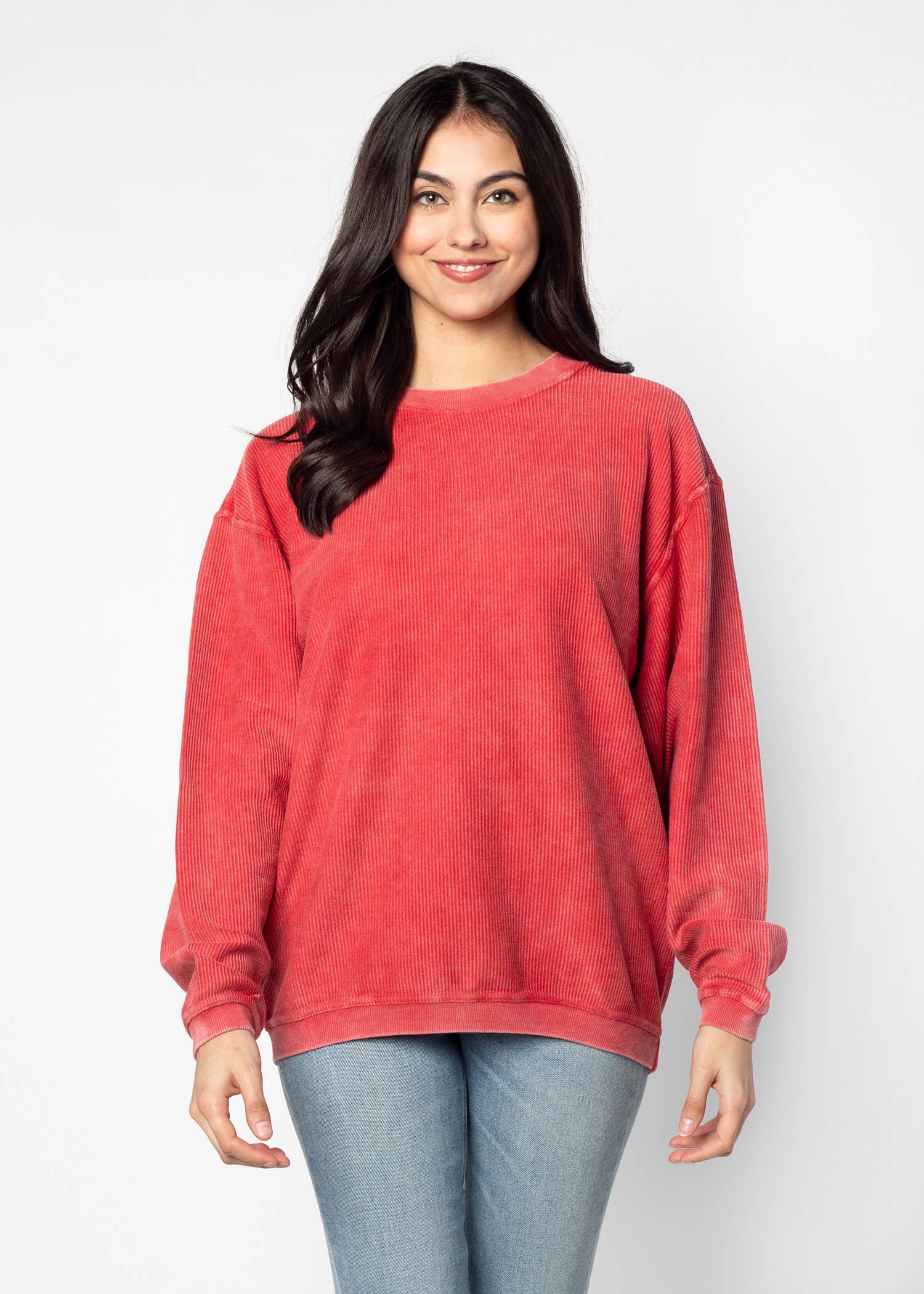 chicka-d - Wholesale Sweatshirt - Women's - The Original Corded Crew, all colors18